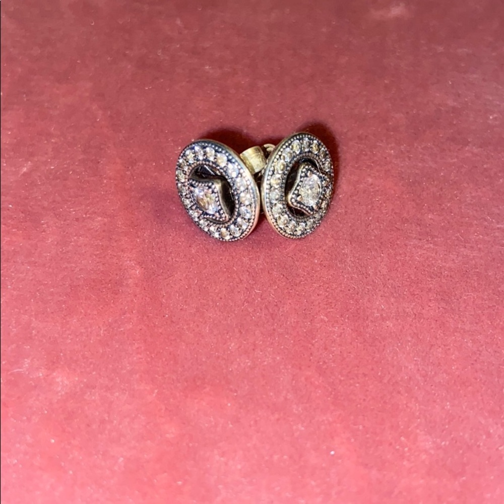 Pandora Vintage allure circle earrings